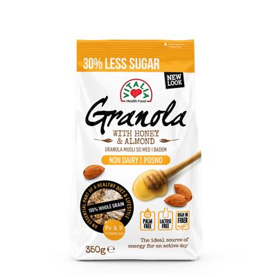 MUSLI MED I BADEM+FE+B KOMPLEX 350GR GRANOLA
