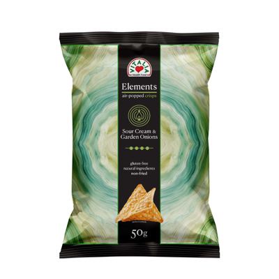 ČIPS EKSTRUDIRANI KISELA PAVLAKA I CRNI LUK 50G VITALIA