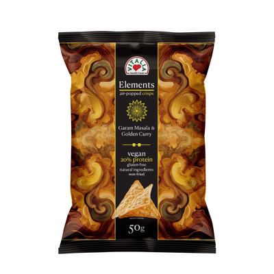 ČIPS EKSTRUDIRANI KARI & GARAM MASALA 50G VITALIA