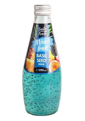 SOK TROKO FRESH TROPSKO VOCE SA SJEMENKAMA BOSILJKA 0,29 L