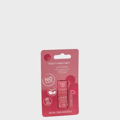 BALZAM ZA USNE BME PAPER TUBE LIP SCRUB SUGAR&CRANBERRY