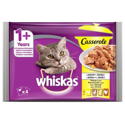 WHISKAS 1+ MIX MESO/POV UMAK 4x100 g (13)