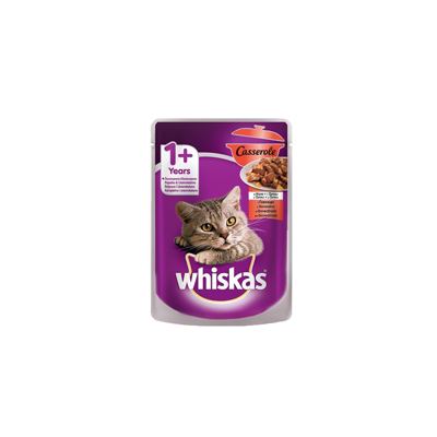 WHISKAS KASEROLA 85g GOVEDINA
