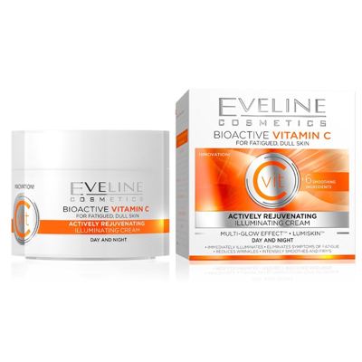 KREMA EVELINE DAY&NIGHT +6 BIOACTIVE VITAMIN - C 50ML