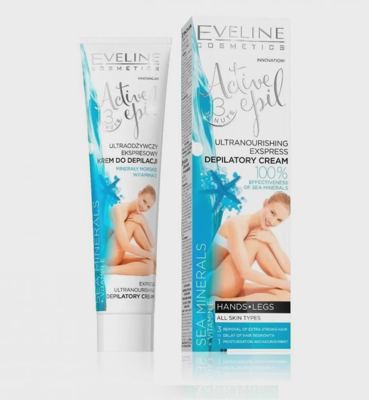 KREMA ZA DEPILAC.EVELINE ACTIVE EPIL SEA MINERALS FOR ALL SKIN TYPES 125ML