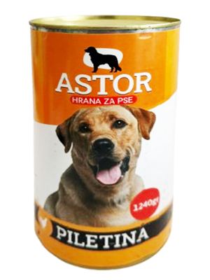 ASTORIA KONZERVA ZA PSE 1240G - PILETINA