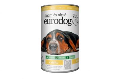 EURO DOG KONZERVA 1240G PILETINA