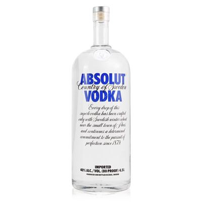 VODKA ABSOLUT 4,5 L