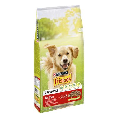 FRISKIES SUHA HRANA ZA PSE ACTIVE GOVEDINA 15 KG