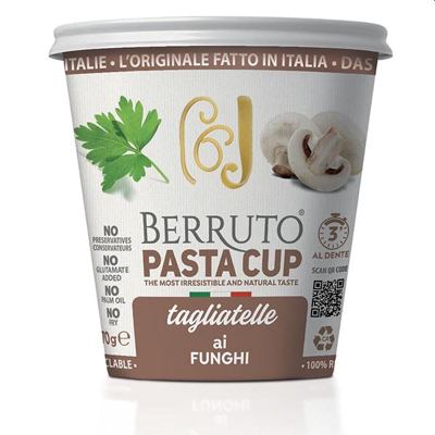 PASTA CUP TAGLIATELLE AI FUNGHI BERRUTO 70G