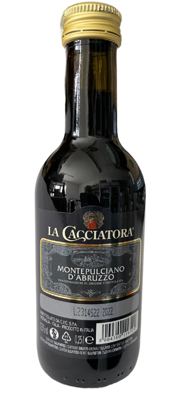VINO CRVENO MONTEPULCIANO ABRIZZO 0.25L LA CACCIATORA