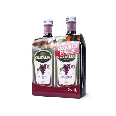 ULJE OD KOŠTICE GROŽĐA 2X1L FAMILY PACK OLITALIA