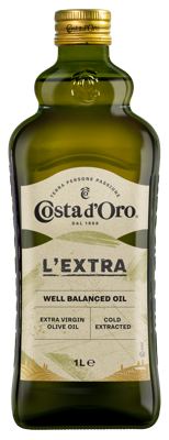MASLINOVO ULJE EXTRA DJEVICANSKO 1 L COSTA D'ORO