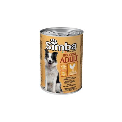 HRANA ZA PSE SIMBA PILETINA I PURETINA KOMADIĆI 1230 g ORCU