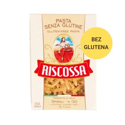 RISCOSSA SPIRALI GLUTEN FREE 340G (BEZGLUTENSKA)