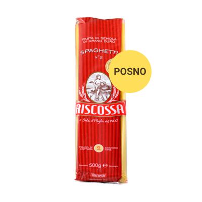 TJESTENINA.ŠPAGETI 500 gr RISCOSSA