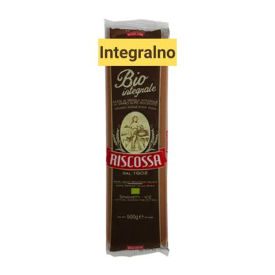 TESTENINA ORG.INTEGRALNA ŠPAGETE RISCOSSA 500G