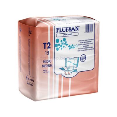 PELENE ZA ODRASLE FLUFSAN MED.SUPER 15KOM EUROPROSAN