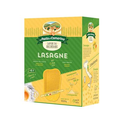 TESTENINA SA JAJIMA LASAGNE 500GR CAMERINO