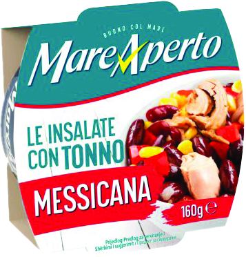 MARE APERTO TUNA SALATA MESSICANA 160G