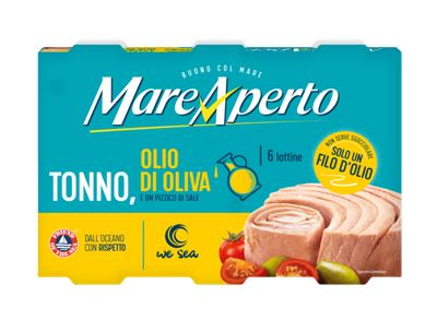 MARE APERTO TUNA U MASLINOVOM ULJU 6X60G