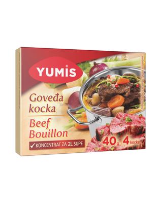 KOCKA GOVEĐA KUTIJA 40 GR YUMIS