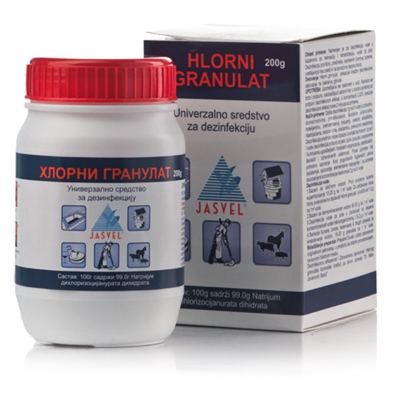 Hlorni granulat 200g Jasvel