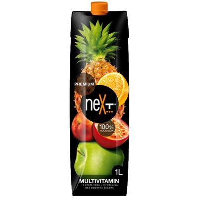 VOĆNI SOK NEXT PREMIUM MULTIVITAMIN 1L BRIK
