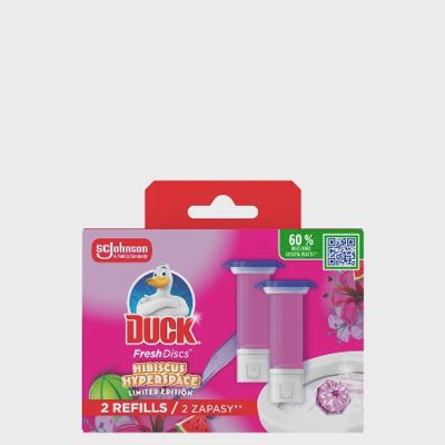 WC OSVEŽIVAČ DOPUNA DISC HIBIS HYPER.DUCK 2X36ML