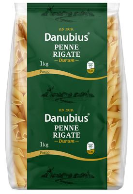 TESTENINA PENNE RIGATE DANUBIUS 1KG