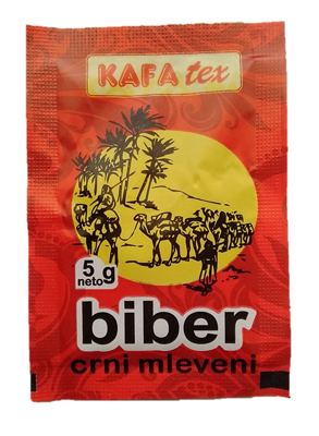 Biber mleveni 5g #100 Kafatex