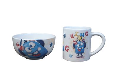 PORCELAN DEČIJI SET 2/1 MONSTER SH-607