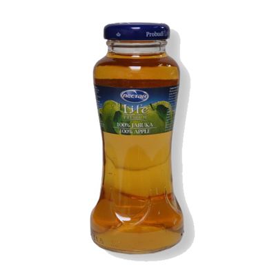 VOĆNI SOK LIFE JABUKA 100% 0.2L STAKLO NECTAR