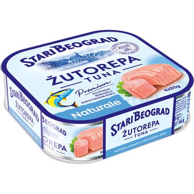 ZUTOREPA TUNA NATURALE U SOPSTVENOM SOKU 4X80gr