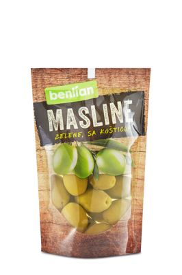 MASLINE ZELENE SK BENLIAN FOOD 160G DOJPAK