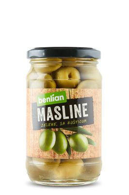MASLINA ZELENA 360g SA KOSTICOM
