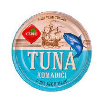 CERIO TUNA KOMADICI U BILJNOM ULJU 150GR