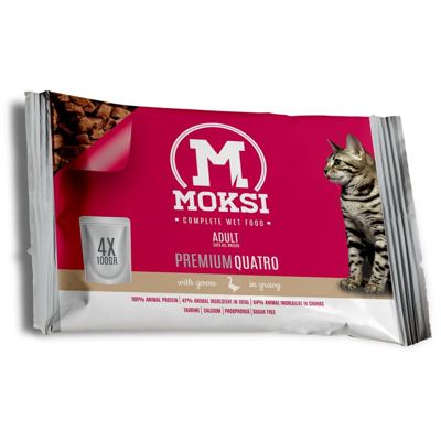 SOS ZA MAČKE GUSKA 4X100G MOKSI