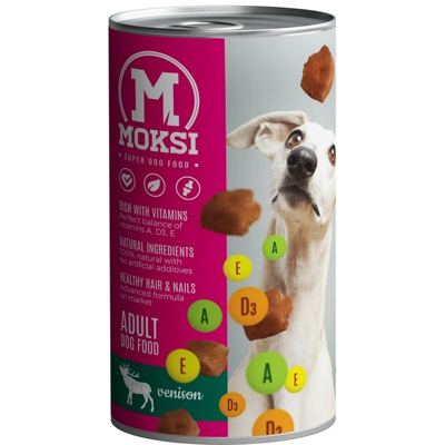 Hrana za pse divljac Moksi 1230g