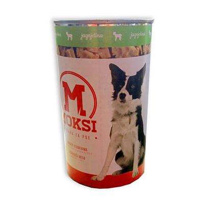 Hrana za pse jagnjetina Moksi 1230g