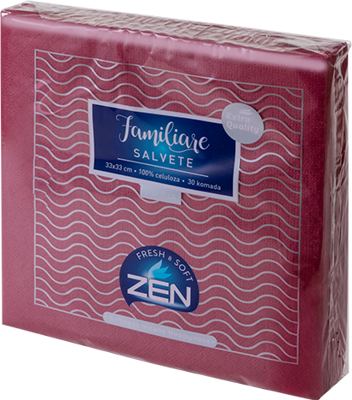 ZEN SALVETE BORDO 30/1 33X33 2SL