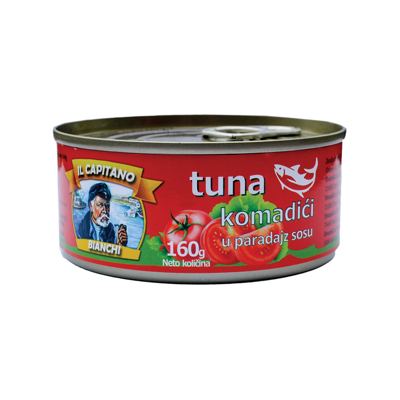 Tunjevina komadici u paradajz sosu 0160 Il Capitano