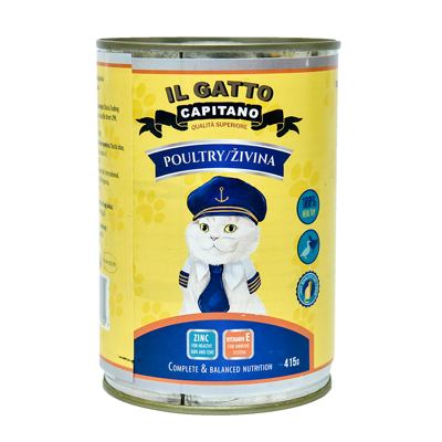 Hrana Za Mačke Živina Capitano Gatto 415 g