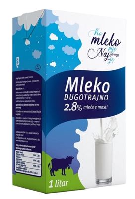 MLEKO UHT LAZAR 2.8%MM 1L