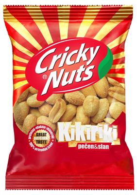 KIKIRIKI CRICKY NUTS PRŽENI SLANI 170G