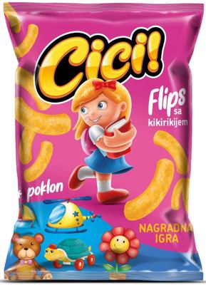 Flips CICI roze sa igrackom 30g 30