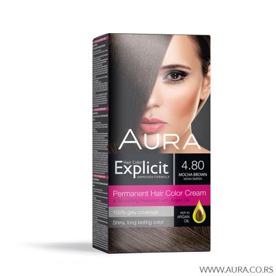 Farba/kosu moka smedja Explicit Ros.4.80