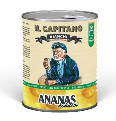Ananas kolut IlCapitano 850ml
