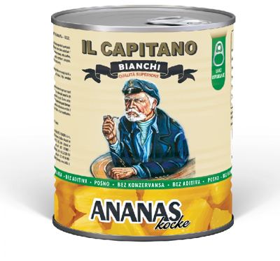 IL CAPITANO ANANAS KOCKA 850ml