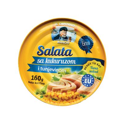 TUNJEVINA KOMADI SA KUKURUZOM 160G IL CAPITANO